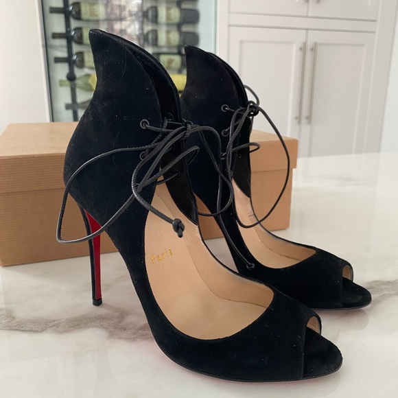 Christian Louboutin Megavamp Suede Pump- Size 35.5 - Picture 1 of 3